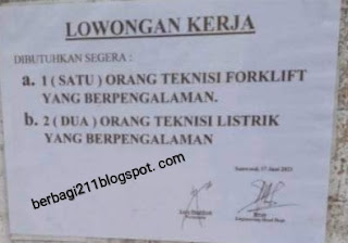 Lowongan pekerjaan PT Sunwood Timber Industries