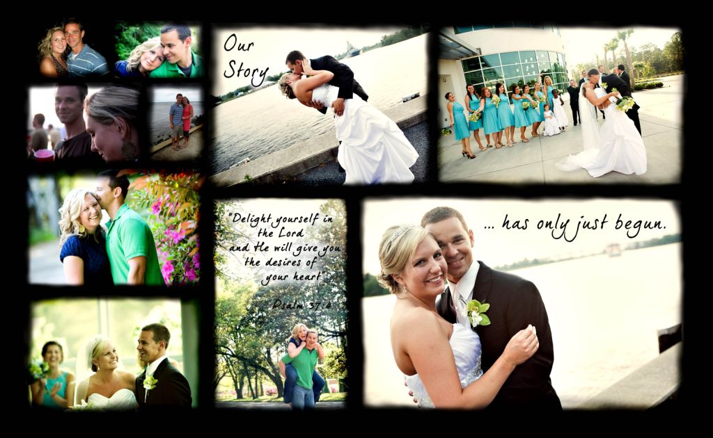 WEDDING photo printed on canvas with vows or lyrics
