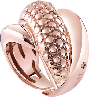 ♦Damiani Gomitolo rose gold ring #damiani #jewelry #brilliantluxury