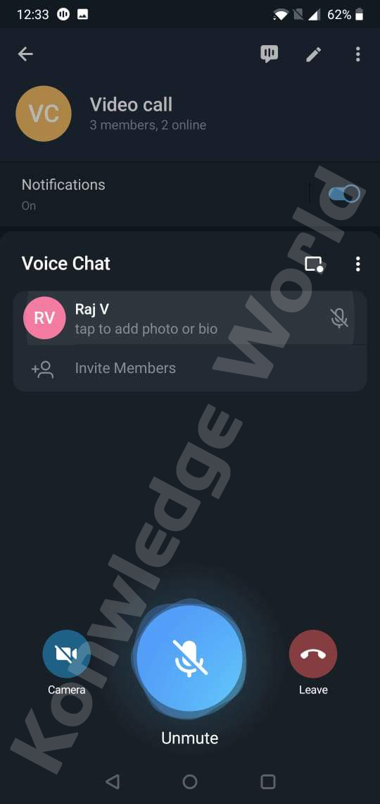 How to share your screen during video calls on Telegram app - Knowledge World