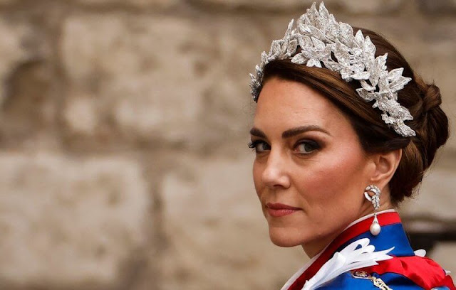 Princess Charlotte tira, Princess of Wales tiara, Princess Charlene, Queen Mary tiara, The St Edward's Crown