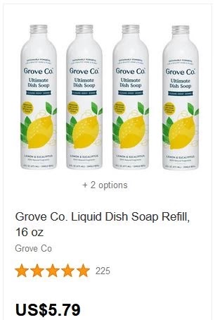 Grove Co. Liquid Dish Soap Refill, 16 oz