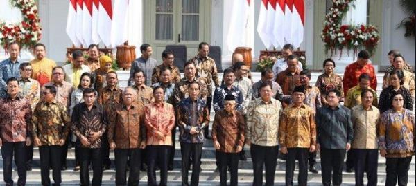 INILAH SUSUNAN  KABINET  INDONESIA MAJU PRESIDEN JOKOWI  DAN  
