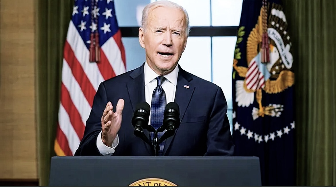 President Biden makes an announcement on additional military support for Ukraine in the Roosevelt Room of the White House on Jan. 25, 2023 in Washington, D.C.