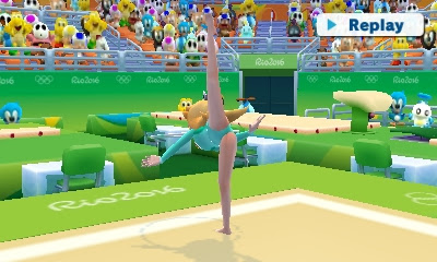 Rosalina leotard Rhythmic Gymnastics Mario Sonic Rio 2016 Olympic Games 3DS legs