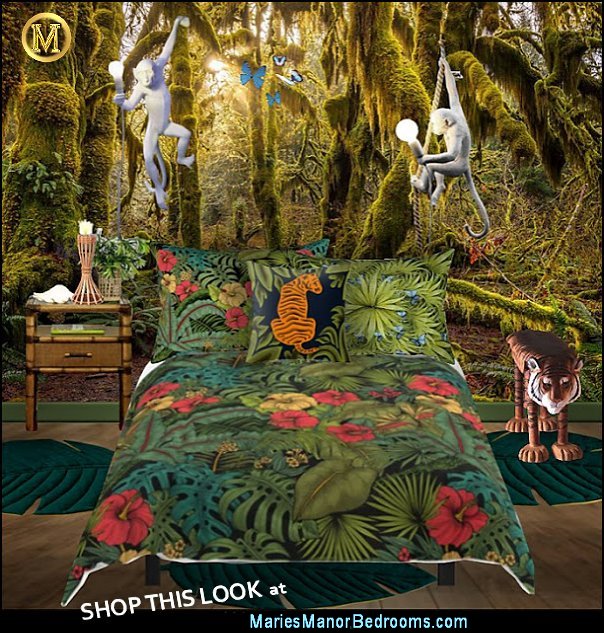 rainforest jungle bedroom ideas monkey lamps tropical jungle bedding jungle animal furniture