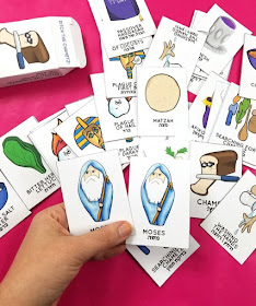 Printable Old Maid Passover game - gift ideas for kids for Pesach | Land of Honey