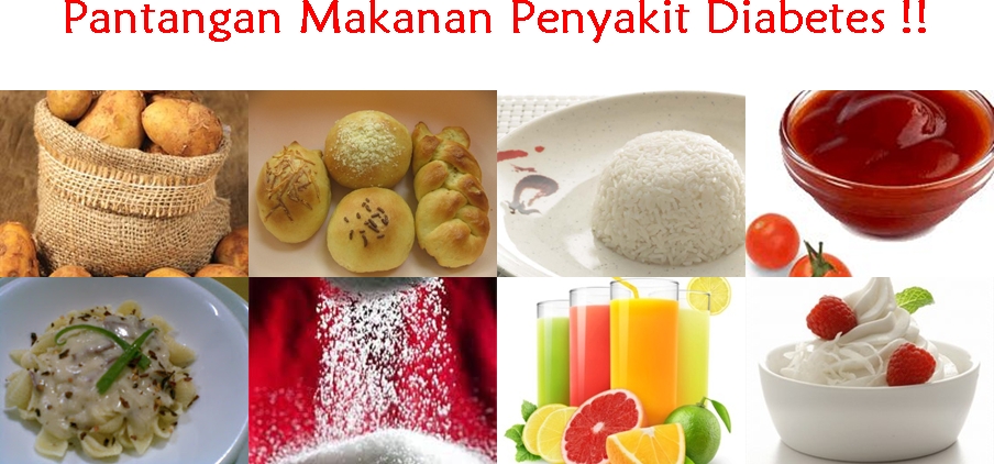 Pantangan Makanan Untuk Penyakit Diabetes