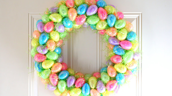 Easter Egg Wreath Diy