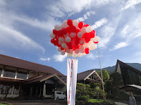 Balon Gas Pelepasan Banner