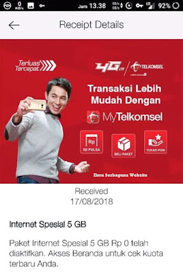 Viral!!! Tembak Telkomsel 5 GB Rp 0 Agustus 2018