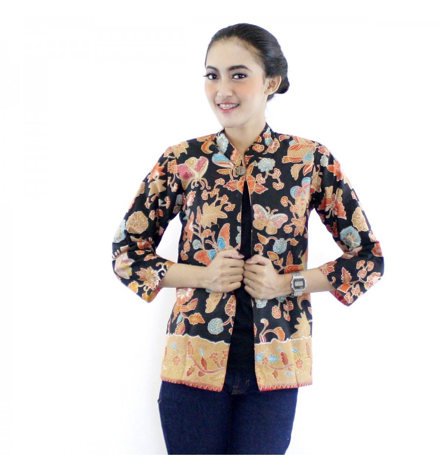 15 Model Baju Batik Kombinasi Bolero Terbaru 2019 Model 