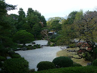 鹿野苑（ろくやおん）の枯山水式庭園