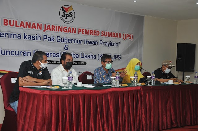Jelang Akhiri Jabatan, JPS Ucapkan Terima Kasih Pak Gubernur Irwan Prayitno