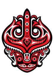 Konsep Populer Logo Batak, Masker Motif