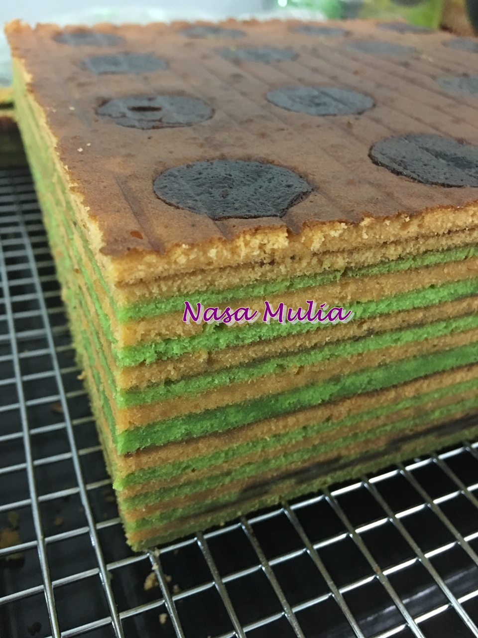 Warna warni hidupku: Kek Lapis Keju Asam Manis