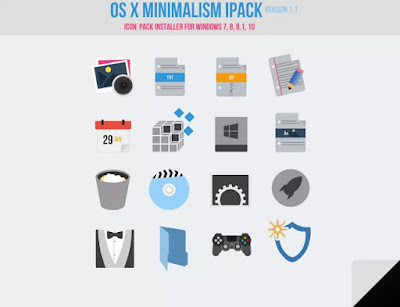 icon biru minimalis untuk windows 7 8 10