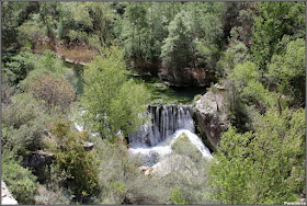 Salto de agua del Río Escabas en la Hoz De Priego