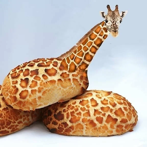 Giraff-bun - photo manipulation