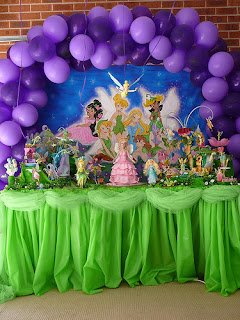 Decoracion Tinkerbell para Fiestas Infantiles, parte 1