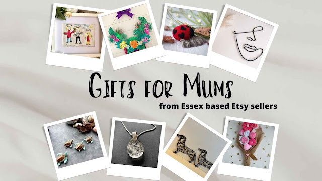 Gifts for mothers and mums for mothers day birthday and Christmas from Essex based etsy sellers