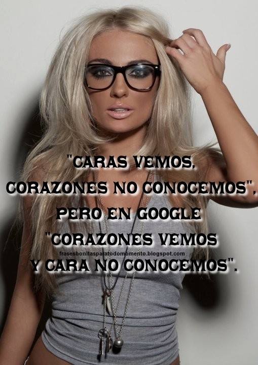 Status para Facebook y Twitter,Corazón,Frases sobre las redes sociales,Frases de MaryM,Frases sobre Google,Amor por Internet,