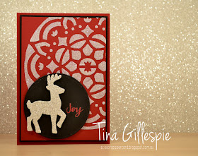 scissorspapercard, Stampin' Up!, Santa's Sleigh Framelits, Hearts Come Home, Stitched Shapes Framelits, Embossing Paste, Christmas