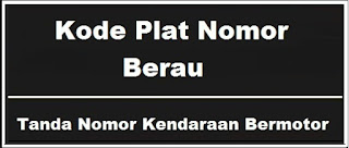 Kode Plat Nomor Kendaraan Berau