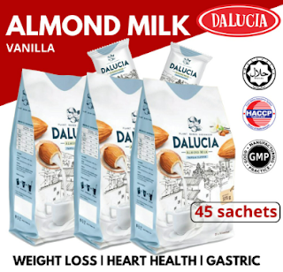 susu almond dalucia