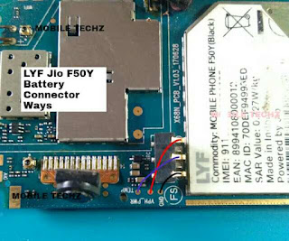 LYF Jio F50Y Battery Connector Ways Problem Solution