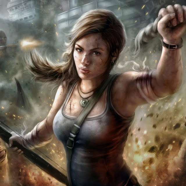 Lara Croft Tomb Raider Fanart Desktop Wallpaper