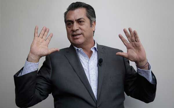 Estados/ Propone gobernador de Nuevo León eliminar fuero en su estado