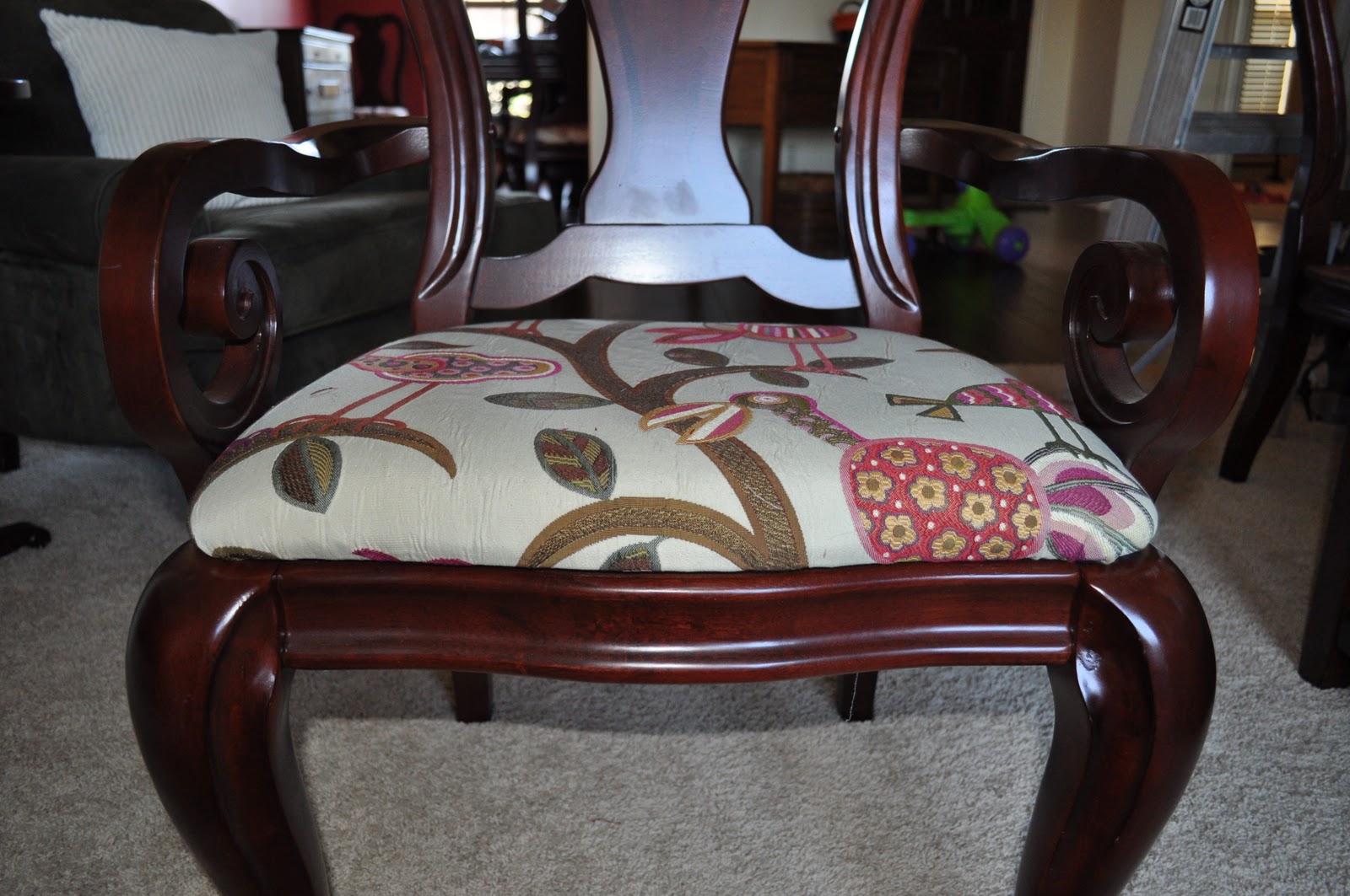 E3 Creations DIY How To Reupholster A Dining Room Chair Part 3
