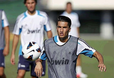 Nuri Sahin training with Real Madrid