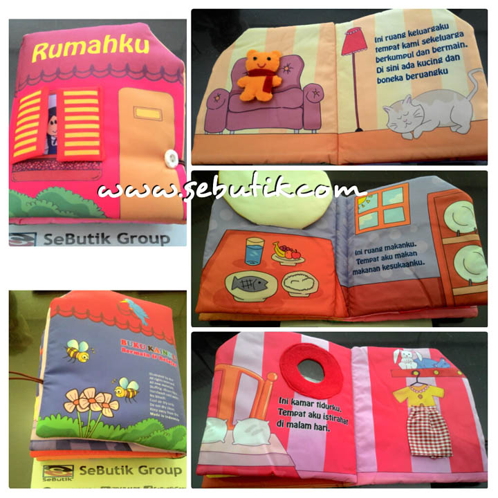 Buku Bantal Rumahku Pink - SEBUTIK EDUTOYS