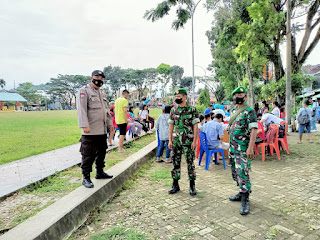 Personel Polres Toraja Utara Bersama TNI dan Nakes Gelar Vaksinasi Booster