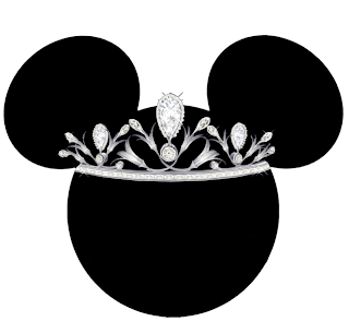 Siluetas de Minnie con tiaras.