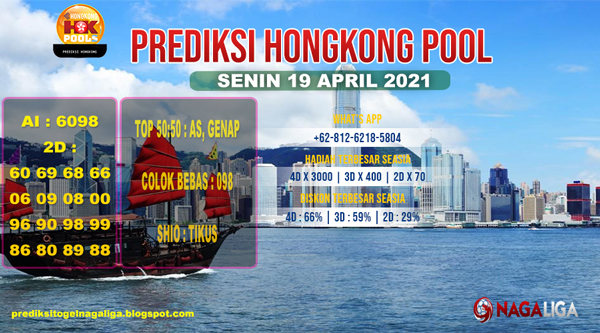 PREDIKSI HONGKONG   SENIN 19 APRIL 2021
