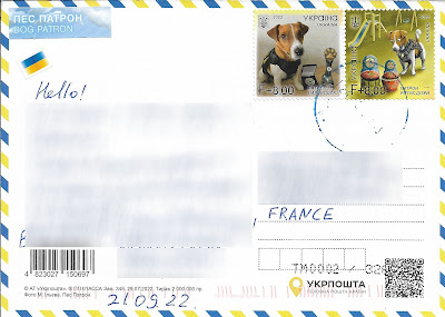 timbres "Chien Patron" - Ukraine 2022