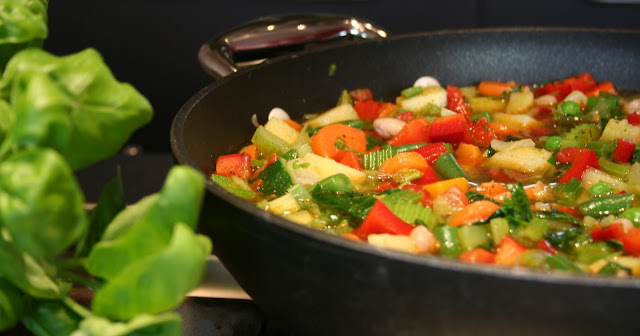 minestrone, verdure,