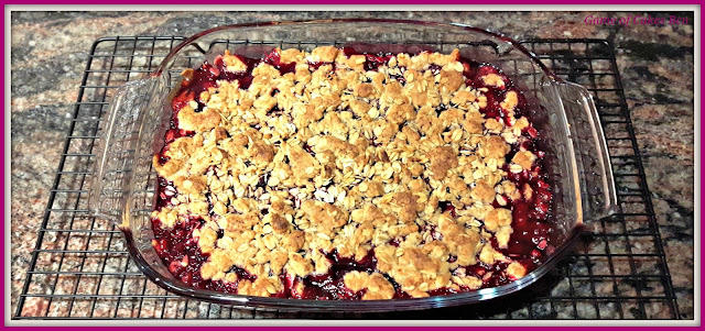 Crumble de frutos rojos