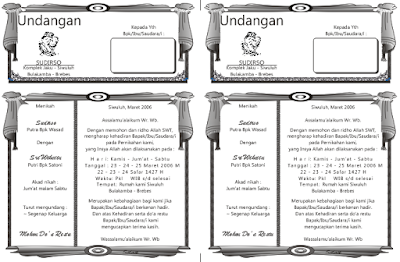 download contoh desain undangan pernikahan sederhana 2016