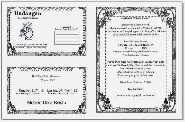 harga kartu undangan nikahan