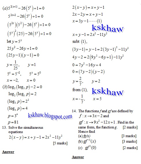 Soalan Percubaan Spm 2019 Addmath Negeri Sembilan 