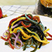 All Natural Vegan Rainbow Pasta from scratch