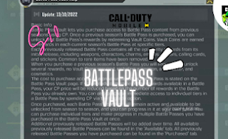 Battlepass vault cod mobile season 10 in tamil