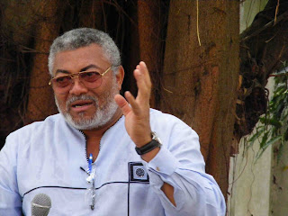  The Former Ghanaian leader, John Jerry Rawlings