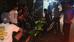 Cegah Geng Motor dan C3, Polsek Haurgeulis Gelar Patroli Malam Minggu
