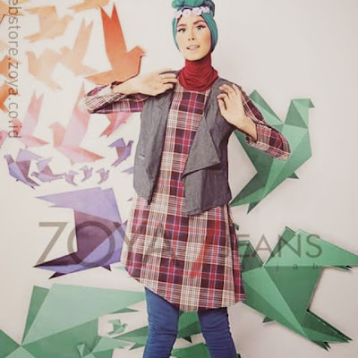 10+ Model Baju Muslim Zoya Jeans Untuk Remaja Terbaru 2017 