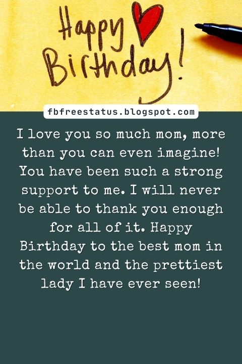 Birthday Wishes For Mom